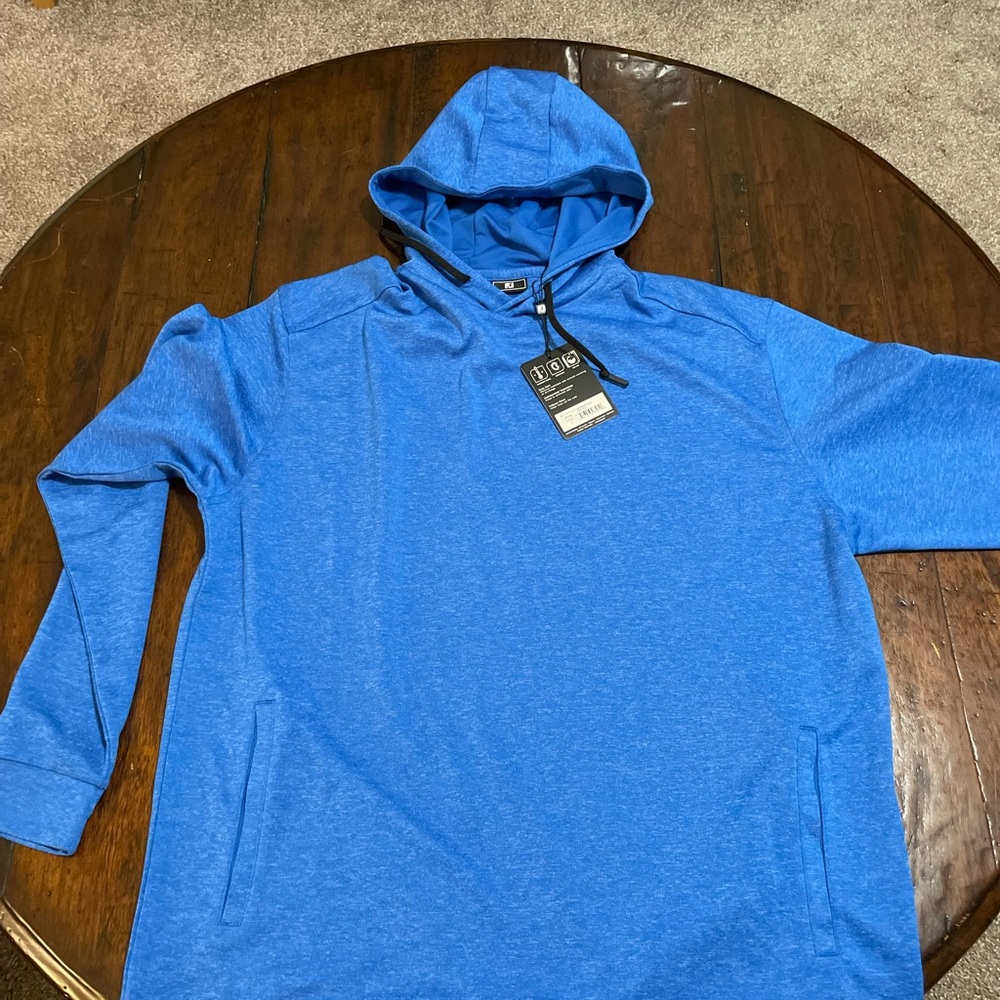 NWT FootJoy Men's Blue Golf Hoodie